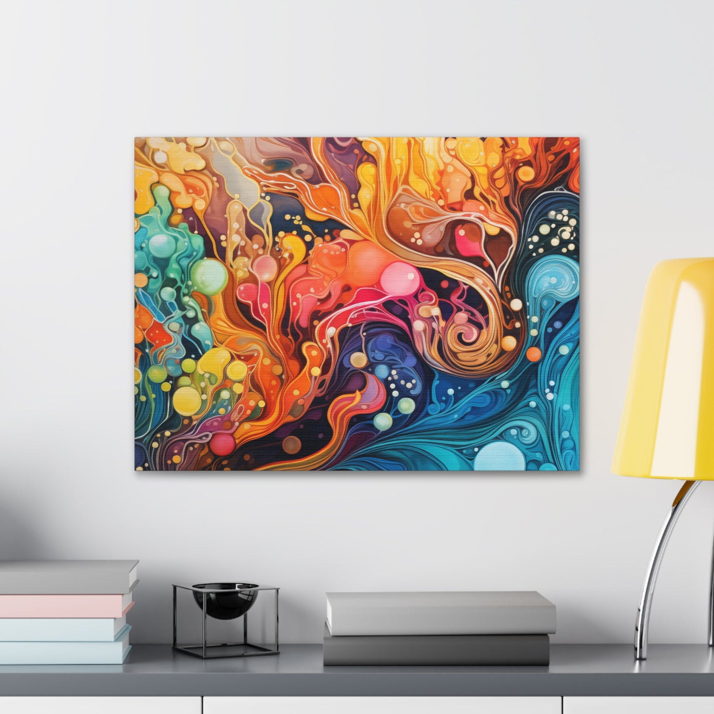 "Color Beneath the Waves Series 1" Canvas Gallery Wraps