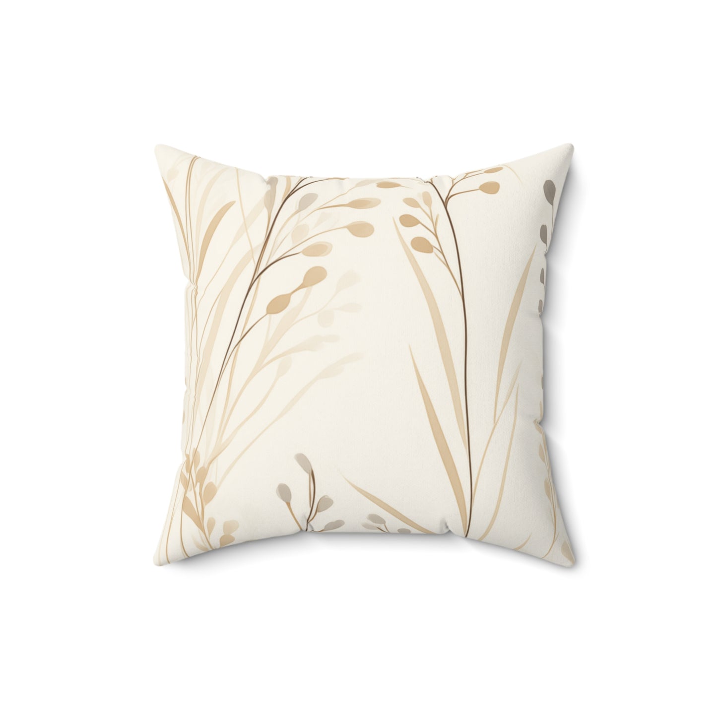 Whispering Leaves Spun Polyester Square Pillow