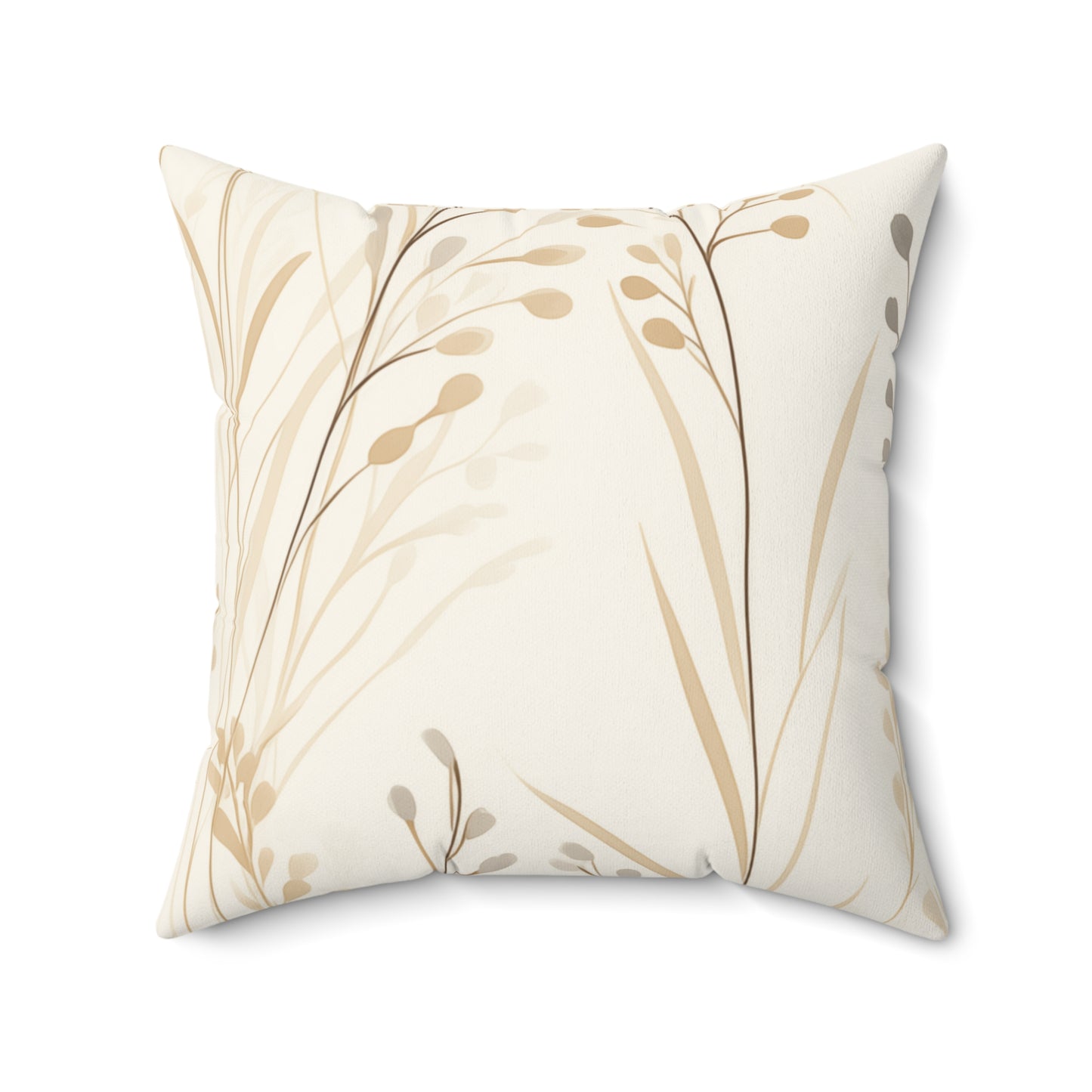 Whispering Leaves Spun Polyester Square Pillow