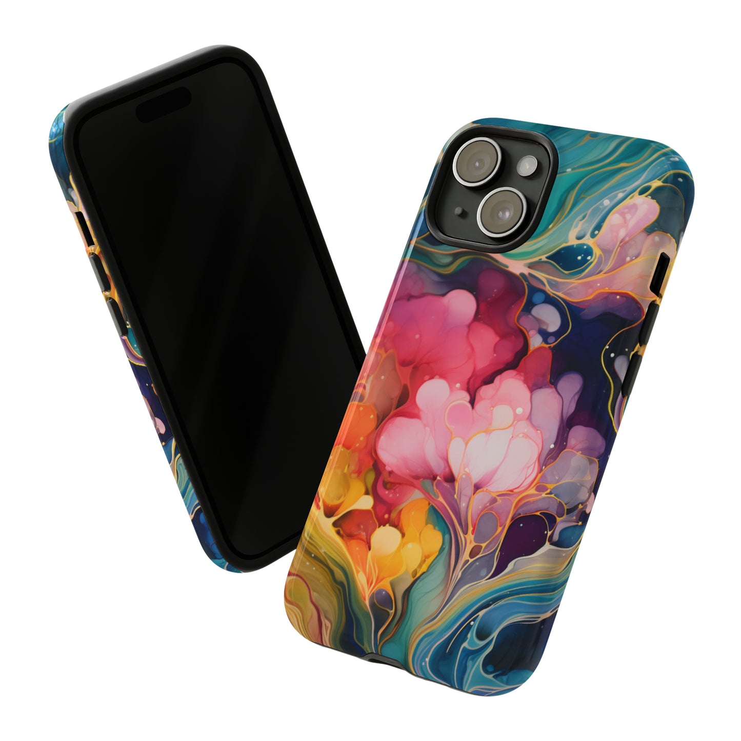 iphone 15 Color Beneath the Waves Tough Cases