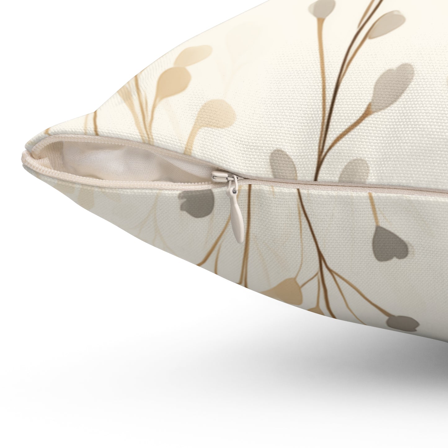 Whispering Leaves Spun Polyester Square Pillow