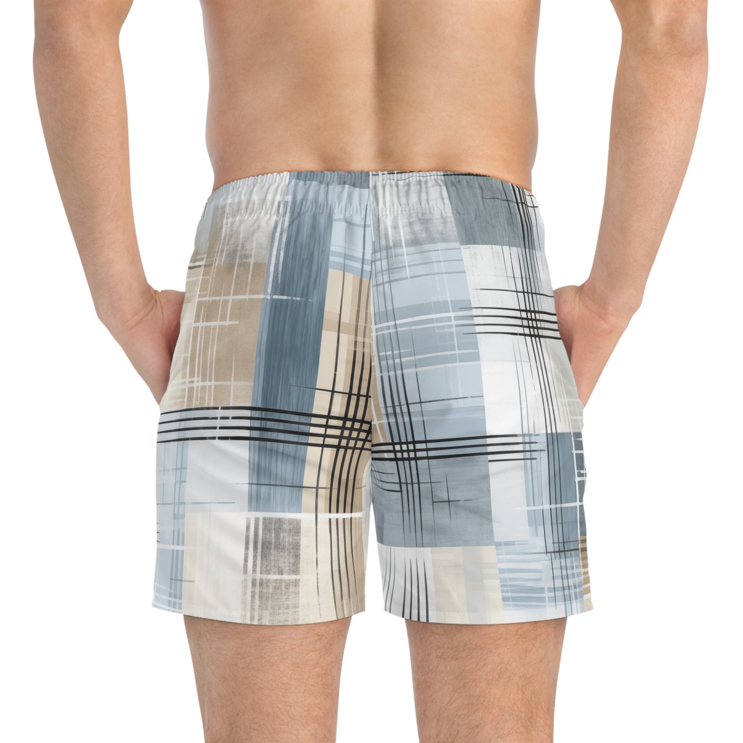 Soft Strokes Swim Trunks (AOP)