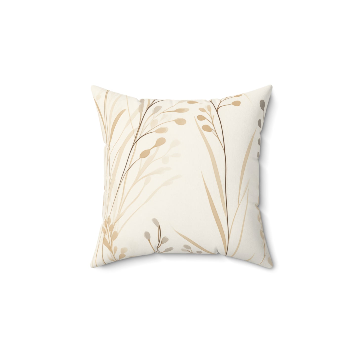 Whispering Leaves Spun Polyester Square Pillow