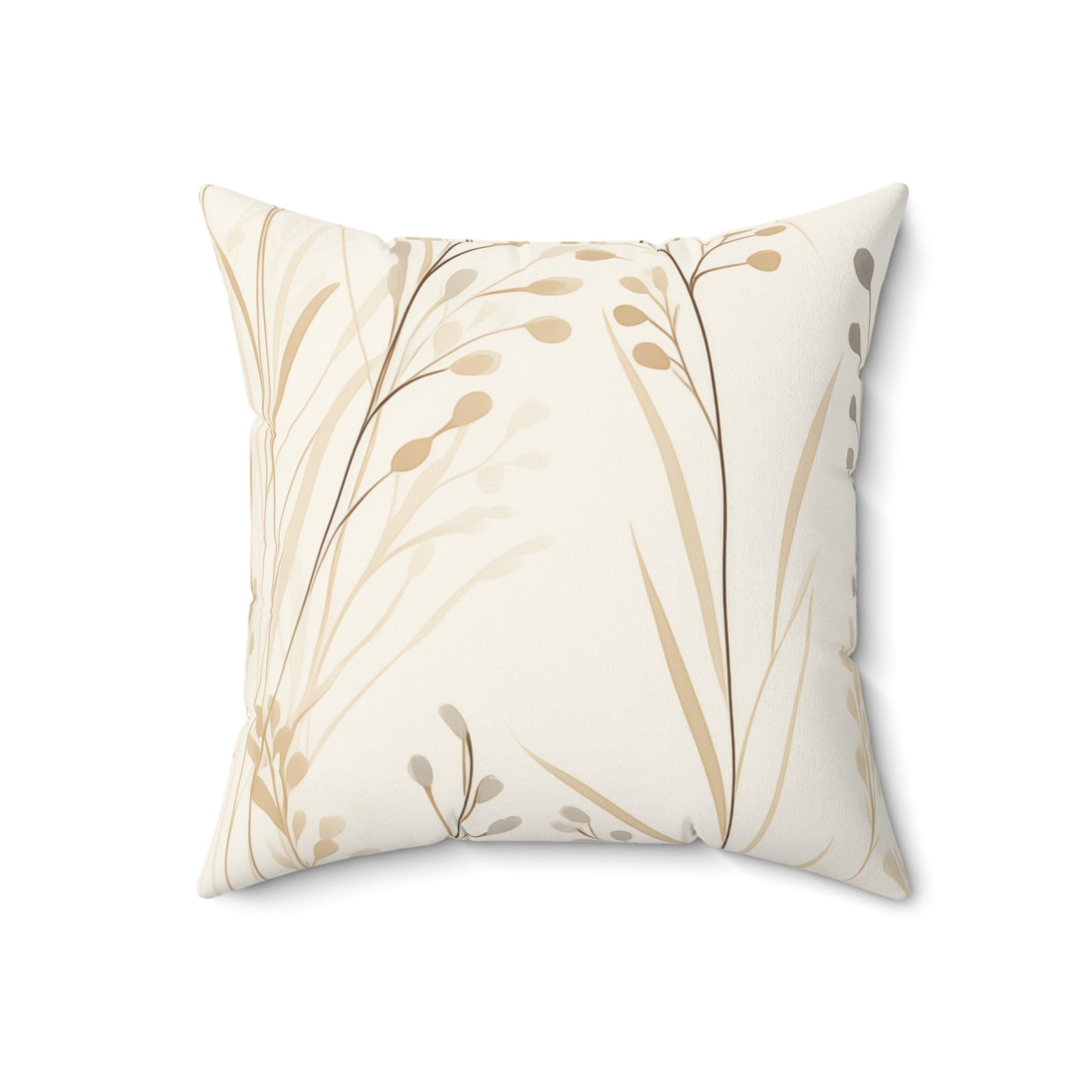 Whispering Leaves Spun Polyester Square Pillow