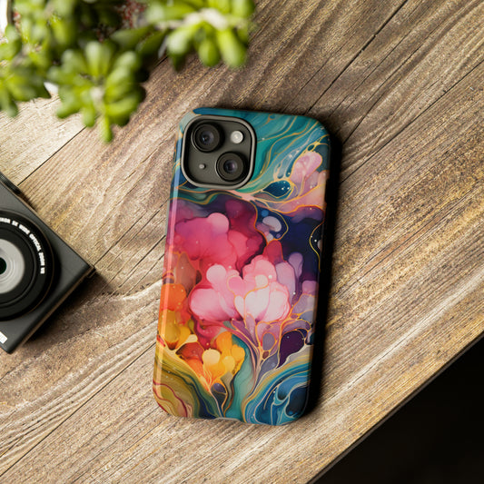 iphone 15 Color Beneath the Waves Tough Cases