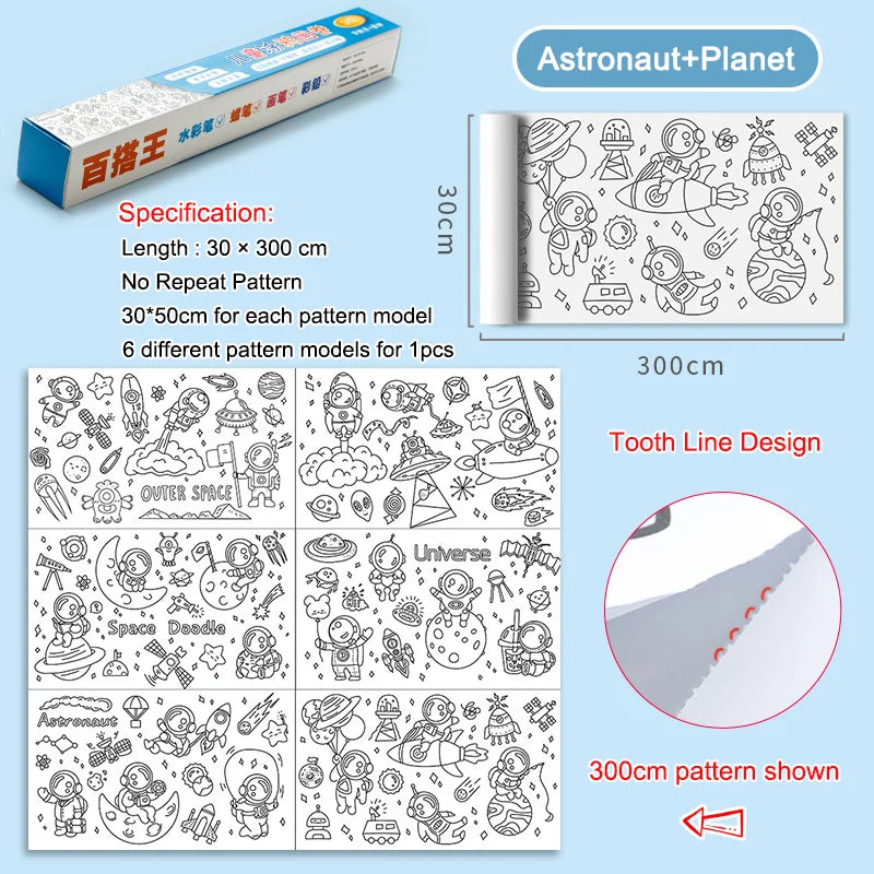 Children Drawing Roll