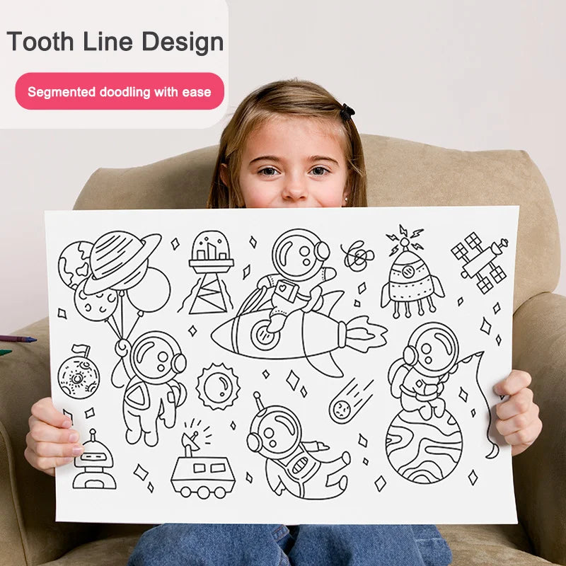 Children Drawing Roll